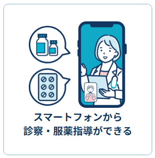 スマホから診察・服薬指導