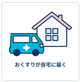 おくすりが自宅に届く